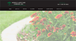 Desktop Screenshot of merklelawncare.com